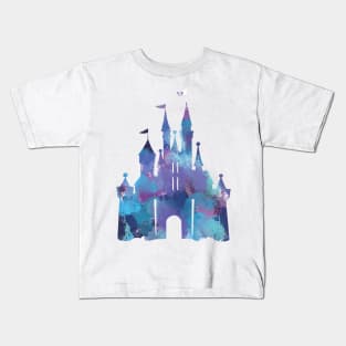 Splatter Paint Castle Kids T-Shirt